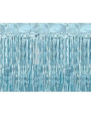 Feestgordijn Lichtblauw