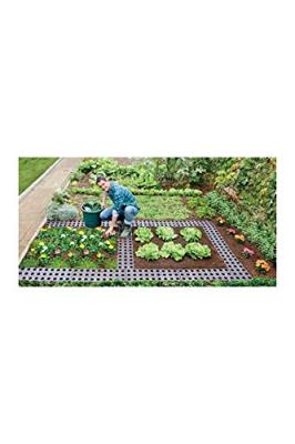 GRAF 240400 MAXI-beetplaat, set van 4, kunststof, 70x24 cm de ideale vloerbedekking voor alle perken in de tuin of in de kas 1 stuk(s) GRAF 240400 MAXI-beetplaat, set van 4, kunststof, 70x24 cm de ideale vloerbedekking voor alle perken in de tuin of in de kas 1 stuk(s)