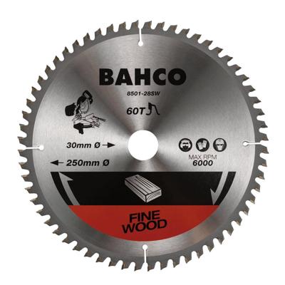 Bahco Cirkelzaagblad | hardmetaal tanden | voor verstekzagen | voor hout | 60 TPI | 30 mm x 305 mm - 8501-305-30-60SW Bahco Cirkelzaagblad | hardmetaal tanden | voor verstekzagen | voor hout | 60 TPI | 30 mm x 305 mm - 8501-305-30-60SW