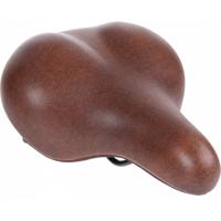 Selle Comfort zadel, retro medium bruin. vacuum gesealed met hangveren, zonder strop - thumbnail