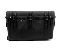 Peli 1660 Onverwoestbare Transport Koffer Met Uitschuifbaar Handvat En Wielen, Ip67 Water- En Stofdicht, Capaciteit: 160L, Gemaakt In Duitsland, Met Aanpasbaar Plukschuim, Kleur: Zwart - thumbnail