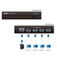 4-Poorts VGA-Splitter Zwart - thumbnail