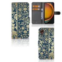 Samsung Galaxy Xcover 7 Hoesje Beige Flowers - thumbnail