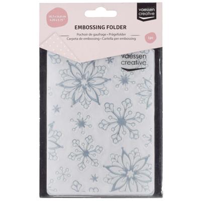 Vaessen Creative • embossing folder grote sneeuwvlokken