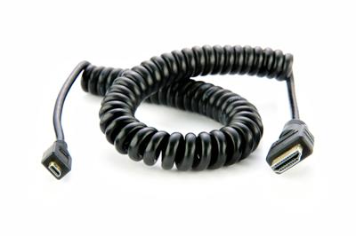Atomos Coiled Micro HDMI to Full HDMI (50-65cm)
