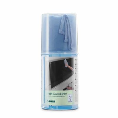 Hama Schermreiniger, spray + doek. Nett, 200 ml, tv + kantoor