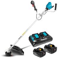 Makita DUR369APT2 Accu Bosmaaier U-greep 2x18V 5.0Ah - thumbnail