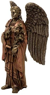 Beeld Aartsengel Gabriël Bronskleurig - 21 cm