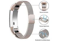 FitBit Alta HR Milanese bandje - Maat: Large - Vintage goud - thumbnail