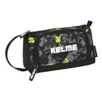 Schoolpennenzak Kelme Jungle Zwart Grijs Limoen 20 x 11 x 8.5 cm - thumbnail