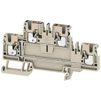 Weidmüller 2675140000 Doorgangsserieklem Push-In-klem, Steekaansluiting Donkerbeige 50 stuk(s) - thumbnail