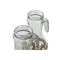Kruik Home ESPRIT Natuurlijk Kristal Vezel (2 Stuks) - thumbnail