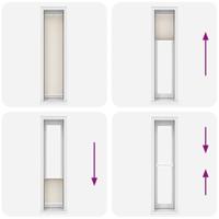 Plissjaloezie 40x200cm crme - thumbnail