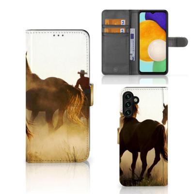 Samsung Galaxy A04s | Samsung Galaxy A13 5G | Telefoonhoesje | Met pasjeshouder | Design Cowboy