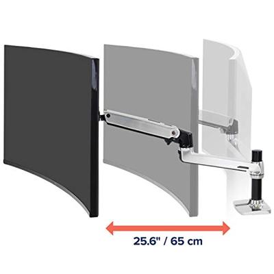 Ergotron LX Arm Desk Mount Monitor-tafelbeugel 1-voudig 38,1 cm (15) - 86,4 cm (34) Aluminium In hoogte verstelbaar, Kantelbaar, Zwenkbaar, Roteerbaar