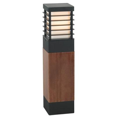 Franssen Tuinverlichting houtSelham 49cm zwart met houtbruin - 3265