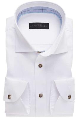 John Miller Heren Overhemd Spierwit Widespread Tailored ML7 Fit John Miller Heren Overhemd Spierwit Widespread Tailored ML7 Fit