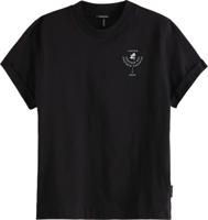 Relaxed fit tee with core graphic black - thumbnail