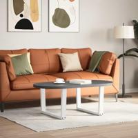 Eettafelpoten 2 st V-vormig 70x(42-43,3) cm staal wit - thumbnail