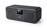 Muse M-122 DBT - DAB radio en wekkerradio met dubbel alarm (FM, DAB, DAB+, Bluetooth, AUX-ingang, hoofdtelefoonaansluiting), zwart - thumbnail