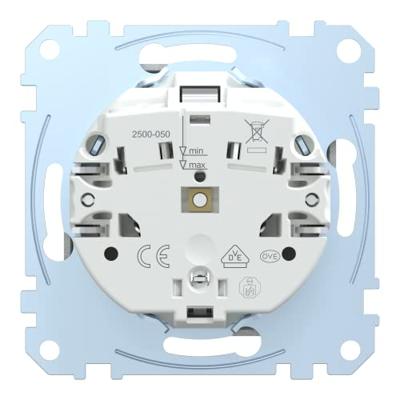 Merten MEG2300-0460 Wandcontactdoos System M Aluminium 1 stuk(s) Merten MEG2300-0460 Wandcontactdoos System M Aluminium 1 stuk(s)