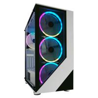 LC-Power Gaming 803W Midi Tower Wit - thumbnail