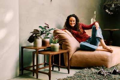 Elho colour gradient round 18 cederbruin