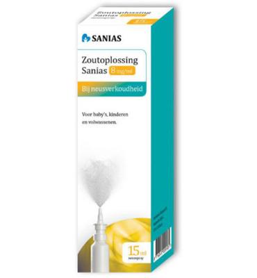 Sanias Sanias Neusspray 8mg Zoutoplossing - 15 Ml