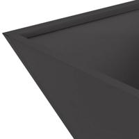 Tuin Kom Plantenbak 5 pcs Zwart 40 x 40 x 15 cm Staal - thumbnail