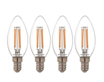 Sylvania Ledlamp - e14 - 470 lm - kaars - helder - 4 stuks