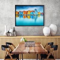 Houses on Water - Groningen Nederland Puzzel 1000 Stukjes - thumbnail