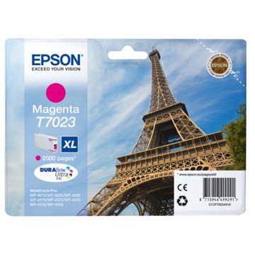Epson - T7023 XL - Inktcartridge Magenta / Rood