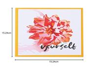 Sizzix • layered stencils painted flower 4stuks - thumbnail