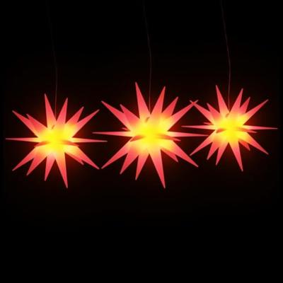 VidaXL Kerstlampen met led's 3 st inklapbaar rood VidaXL Kerstlampen met led's 3 st inklapbaar rood