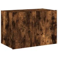 Tv-wandmeubel met LED-verlichting 60x35x41 cm gerookt eiken - thumbnail