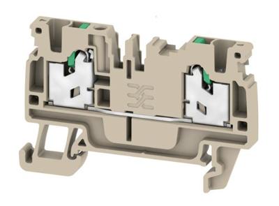Weidmüller 2674530000 Doorgangsklem Snap-In Donkerbeige 100 stuk(s)