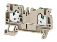 Weidmüller 2674530000 Doorgangsklem Snap-In Donkerbeige 100 stuk(s) - thumbnail