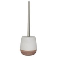 Toiletborstel met houder vrijstaand Sealskin Braid Zand - thumbnail