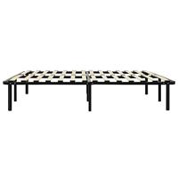 Bedframe metaal zwart 160x200 cm - thumbnail