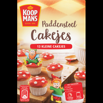 Koopmans Paddenstoel Cakejes 220 g bij Jumbo