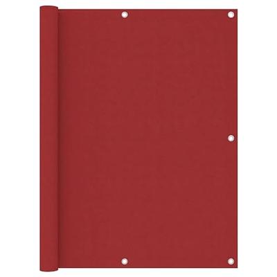 VidaXL Balkonscherm 120x300 cm oxford stof rood
