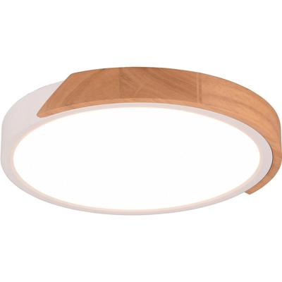 LED Plafondlamp Rond 20W - Warm Wit 3000K - Dimbaar - Mat Wit Kunststof