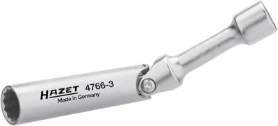 Hazet zündkerzen-steckschlüsseleinsatz "4766-3" candle insert m.gelenk Hazet zündkerzen-steckschlüsseleinsatz "4766-3" candle insert m.gelenk
