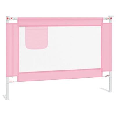 VidaXL Bedhekje peuter 90x25 cm stof roze