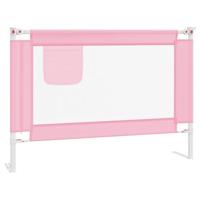 VidaXL Bedhekje peuter 90x25 cm stof roze - thumbnail
