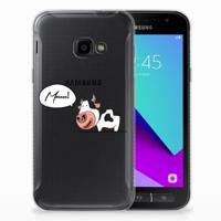 Samsung Galaxy Xcover 4 | Xcover 4s Telefoonhoesje met Naam Cow - thumbnail