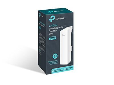 TP-LINK CPE210 PoE WiFi-outdoor-accesspoint 300 MBit/s 2.4 GHz