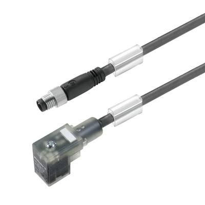 Weidmüller 1916700500 Sensor/actuator connector, geassembleerd M8 Aantal polen (sensoren): 3 Stekker, recht 5.00 m 1 stuk(s)