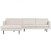 BePureHome Rodeo Chaise Longue Links - Bouclé - Naturel - 85x300x155 - thumbnail