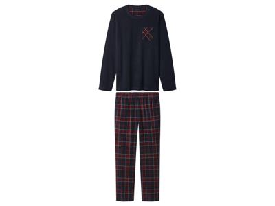 esmara Men Fleece heren pyjama (Marineblauw, S)